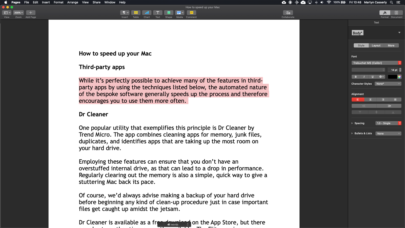 word processor for osx